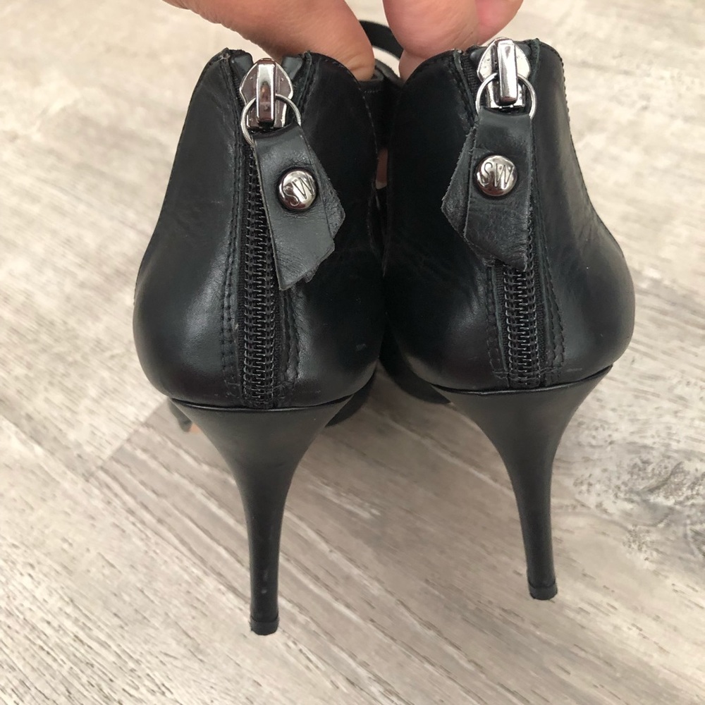 Stuart Weitzman Open Toe Pumps Size 7 - image 5